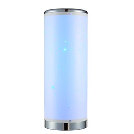 LITECRAFT Glow Starburst Table Lamp Cylinder Colour Changing LED Base - White