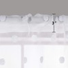 White Valances for Kitchen Rod Pocket Farmhouse Boho Country Decor