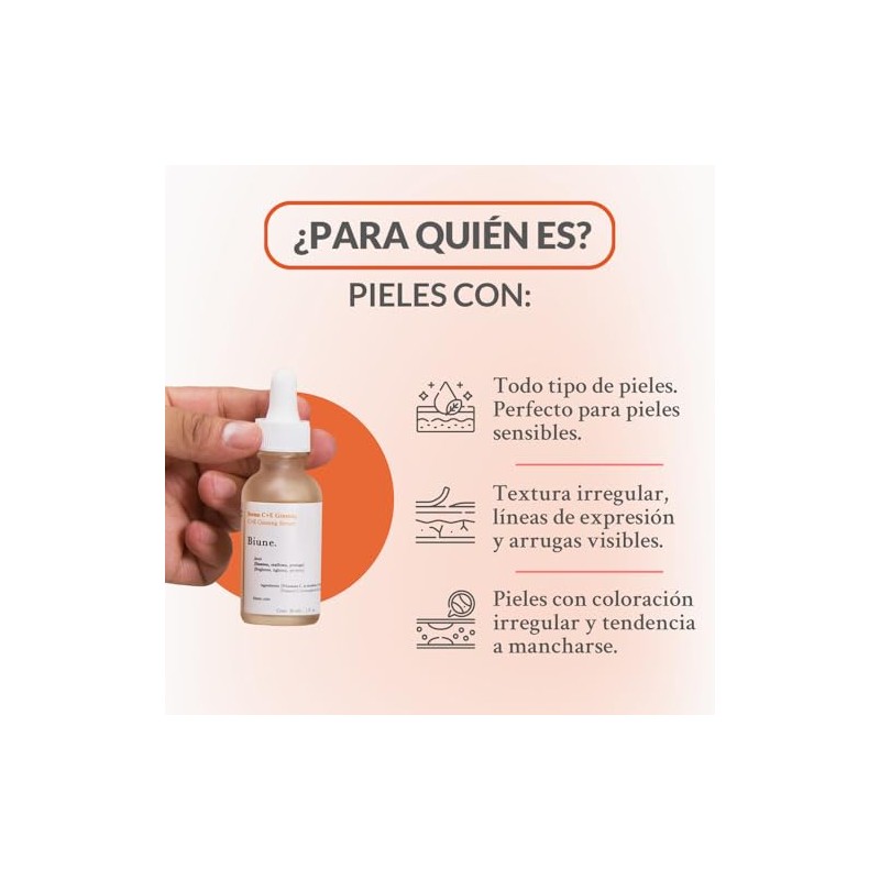 Serum de Vitamina C+E y Ginseng | Con Ácido Hialurónico