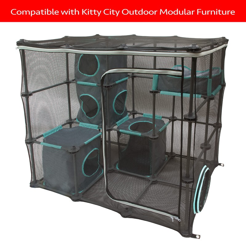 Kitty City Outdoor Catio Furniture and Play Kits for Cats,