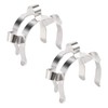 IMCCZONY 2pcs 24# Stainless Steel Clip Keck Clamp for 24/29