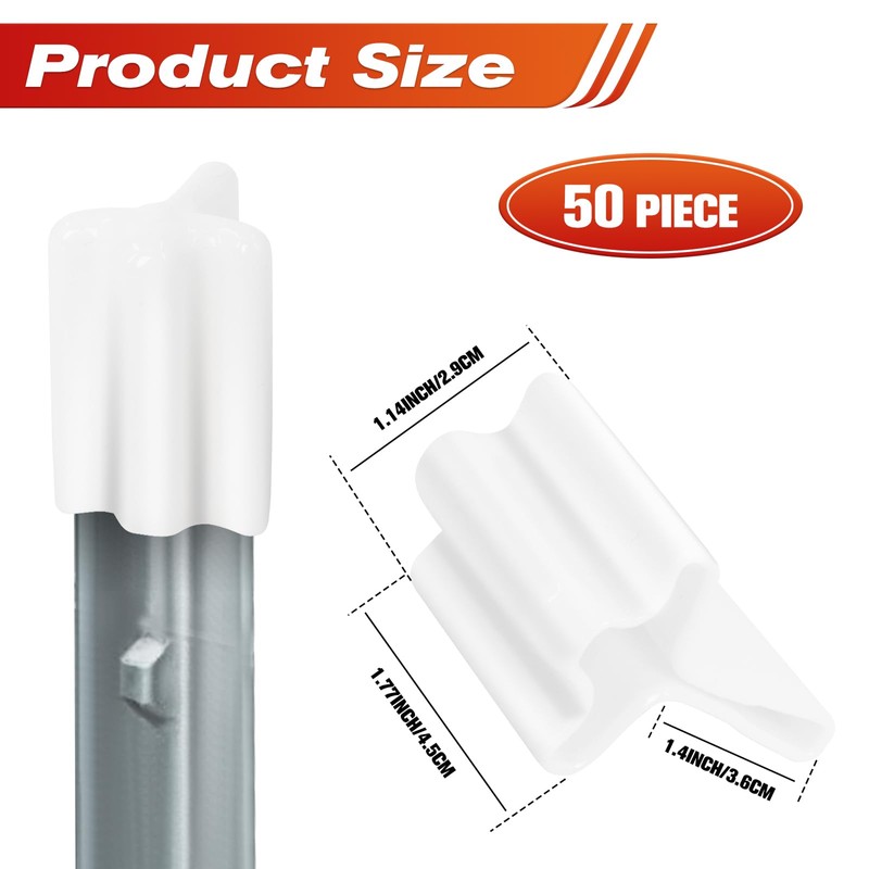 50 Pcs T Post Safety Caps, Safe T-Post Caps T
