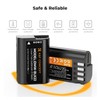 K&F Concept 2400mAh DMW-BLK22 Battery and Dual Slot LCD Battery