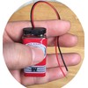 LAMPVPATH (Pack of 5) T-Type 9V Battery Connector, 9 Volt