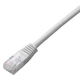 ELECOM LANケーブル CAT5E スタンダードタイプ ヨリ線ストレート 1m ホワイト LD-CTN/WH1