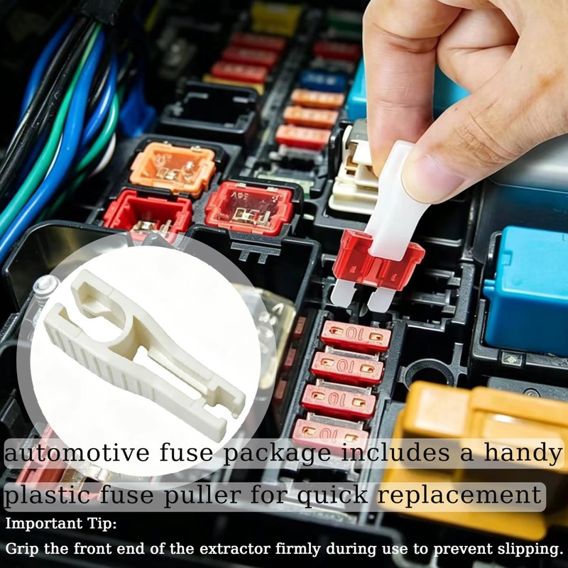 Oruiiju 180Pcs Blade Fuse Assortment Kit, Standard Mini Micro Automotive