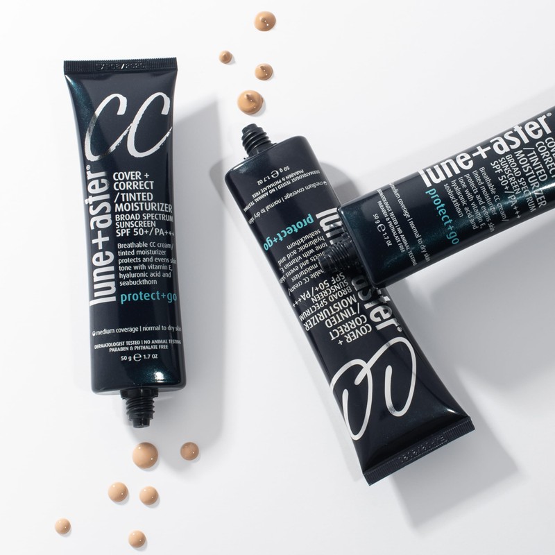 Lune+Aster CC Cream Broad Spectrum SPF 50+/PA+++- Light- Medium coverage