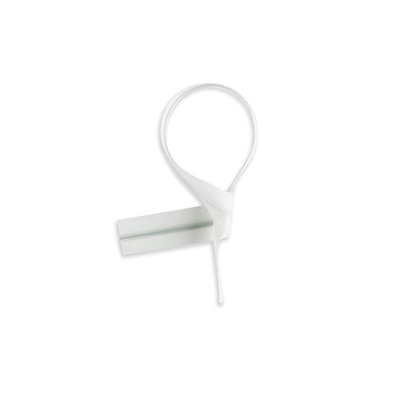 Weststone 100pcs Plastic/Paper Coated White 4" X 1/4" Twist Ties