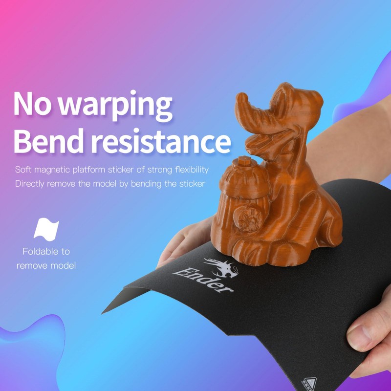 Ender 3 Build Plate Ultra Flexible Removable Magnetic Build Surface