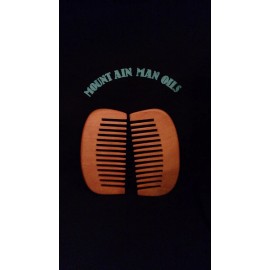 MOUNTAIN MAN A PAIR OF 100% NATURAL ROSEWOOD BEARD COMBS