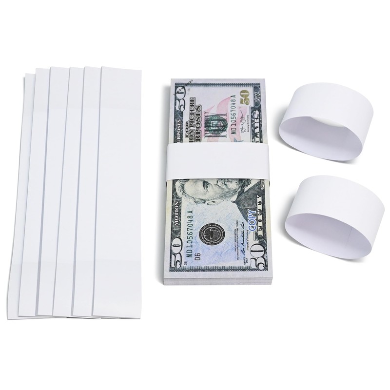 L LIKED Money Band Self Sealing Currency Straps for Bill