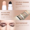 LOKFAR Cream Eye-Shadow Stick, Waterproof Cream Eyeshadow Pen Rotatable Creamy