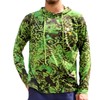 Kalkal Long Sleeve Fishing Shirts for Men Sun Hoodie UPF