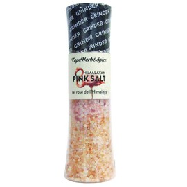 Cape Herb & Spice - Giant Grinder - Himalayan Pink Salt, No MSG, No Artificial Flavouring, Non-GMO, Halal, Vegan, 390g