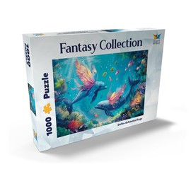 MyPuzzle Dolphin Butterflies on Coral Reef - Fantasy Animals in the Underwater World - Premium 1000 Piece Puzzle - MyPuzzle Special Collection by Starnberger Spiele