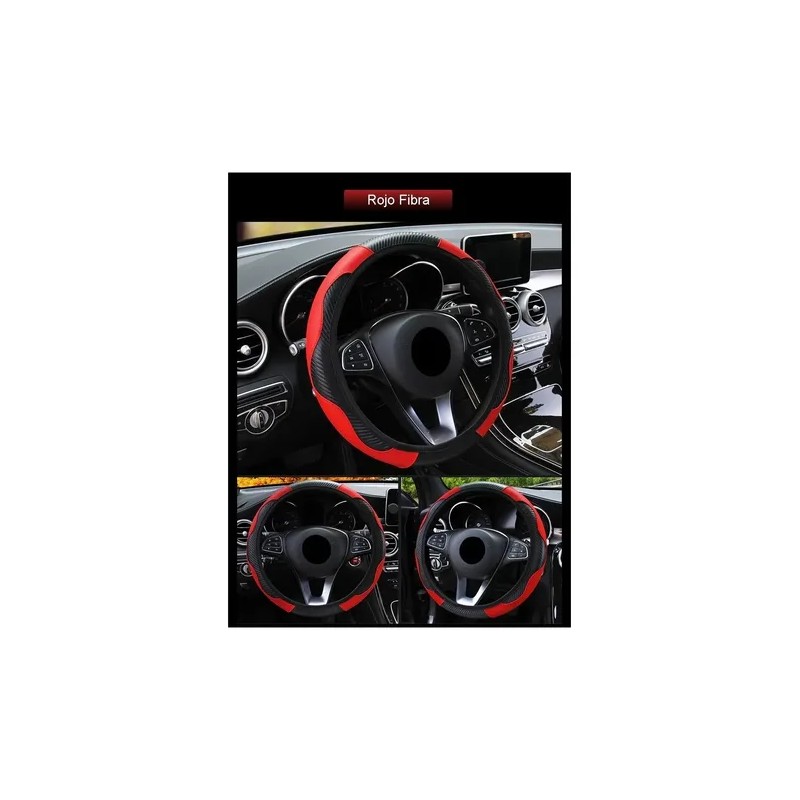 Funda Cubre Volante Deportivo Protector Antiderrapante Auto