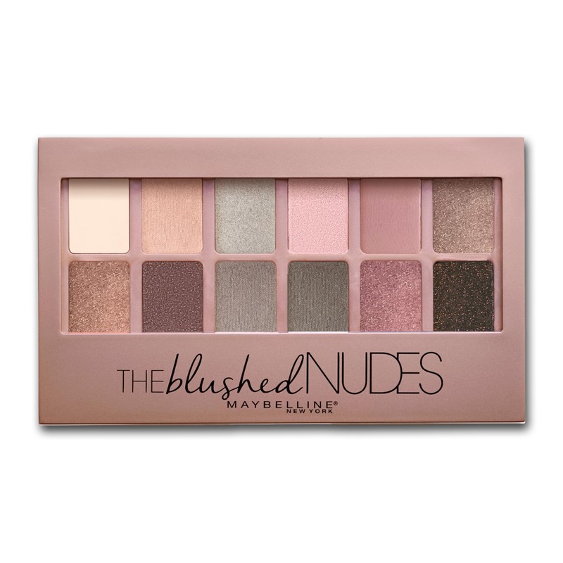 Maybelline Maquillaje Eye Shadow Palette The Blushed, color RosasCafes