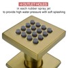 4 pcs Brass Square Body Spray Shower Jets High Pressure