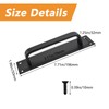 MOROBOR Pull Push Door Plate Handle,2pcs 8inch Aluminum Alloy Heavy
