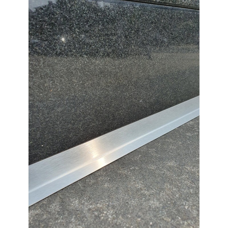 Kitchen End Strip, Stainless Steel, 0.75 m Long, 6 x