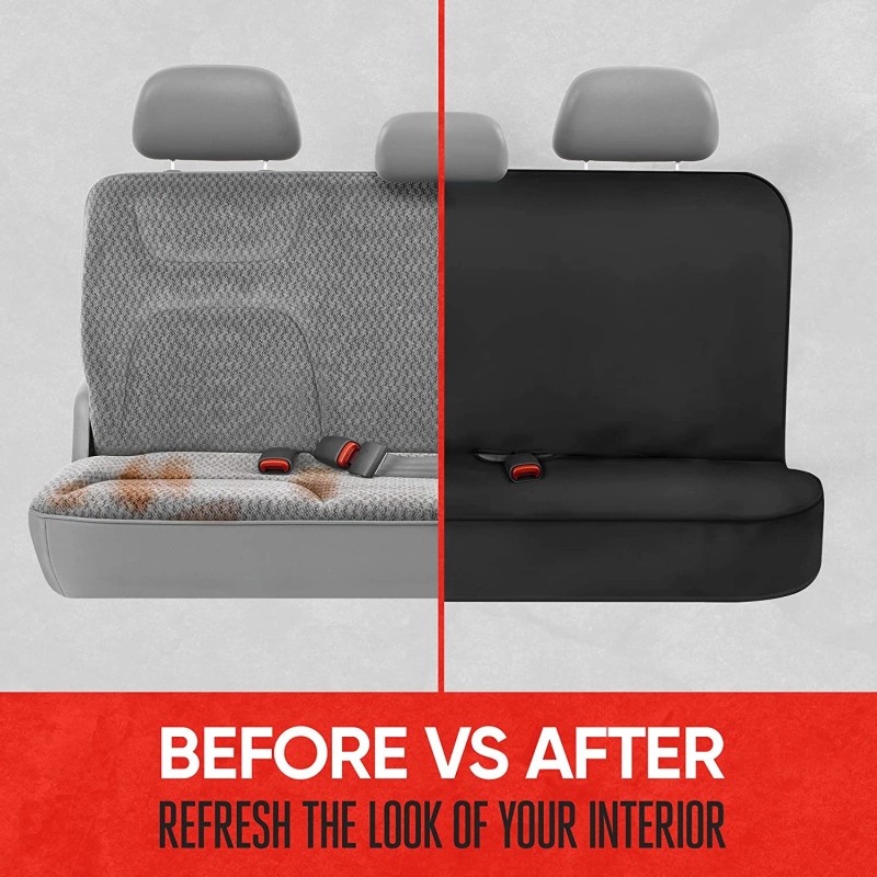 Motor Trend Waterproof Rear Bench Seat Protector Interior Back Seat