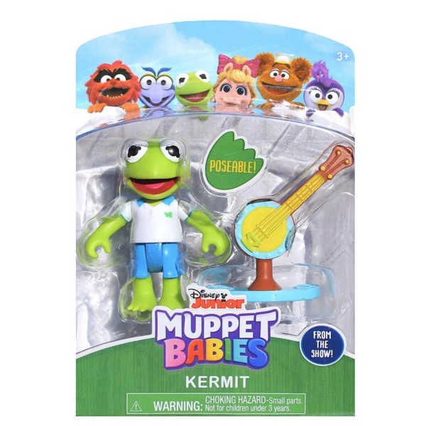 Just Play Kermit the Frog Muppet Babies Exclusive Poseable Action