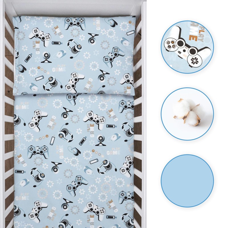 2 Piece Baby Kids Bedding Set 120x90 cm Duvet Cover