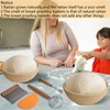 GUXVNE 16PCS Bread Proofing Basket Kit, 9 In Round Sourdough