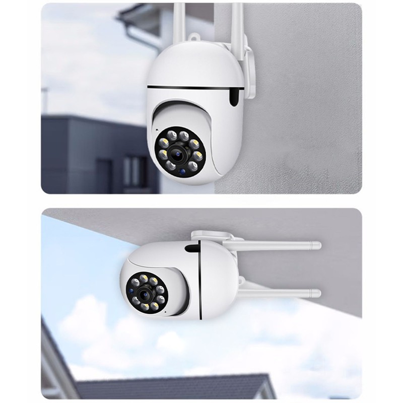 1080P Outdoor Security Camera 360° Viewing Angle 2 Way Audio