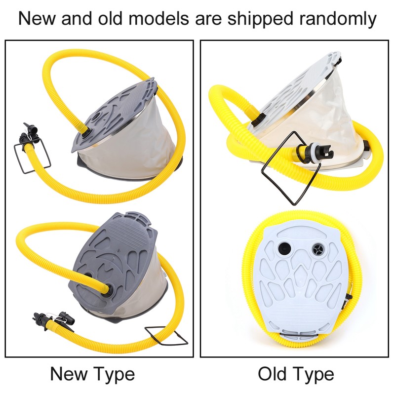 Portable Foot Air Pump Compact Plastic for Fishing Inflatable Boat