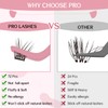 PRO Lash Clusters, 72 Pcs Individual Cluster Lashes 3D Effect