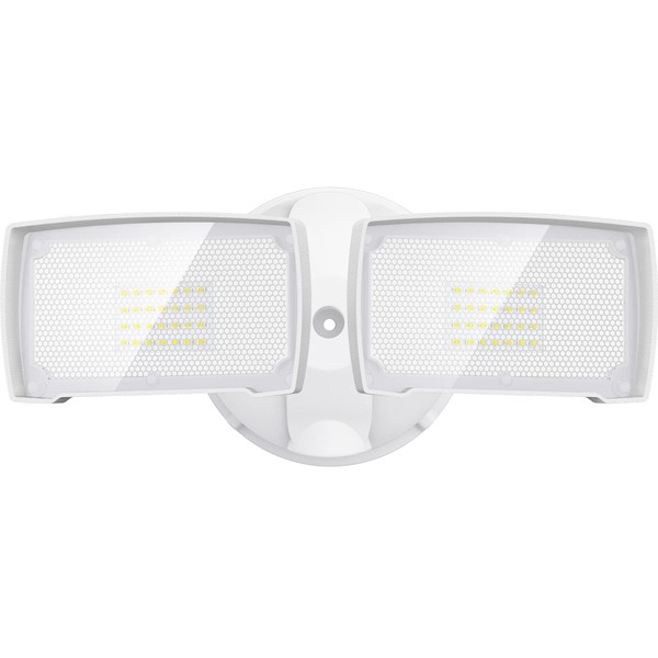LEPOWER 3000LM LED Flood Light Outdoor, Switch Controlled LED Security Light, 28W Exterior Lights with 2 Adjustable Heads, 5500K, IP65 Waterproof for Garage, Yard, Patio