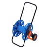Qcwwy Garden Hose Reel Cart Portable HandPush Water Pipe Storage