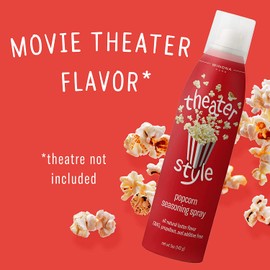 Winona Pure Popcorn Butter, Theater Style 5 Ounce (2-Pack) | Delicious Popcorn Spray with 0 Calories per Serving, Perfect for Popcorn Lovers