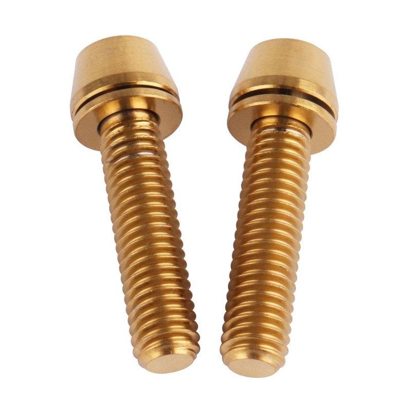 UHDFBDHF 4Pcs Titanium Bolt M6 x 25mm Allen Hex Bolts