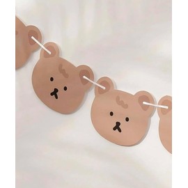 Teddy Bear Garland, Decorative String with Multiple Cute Teddy Bear Figures