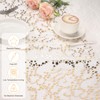 sourcing map Gold Tone Table Runner Roll, 11" x 30