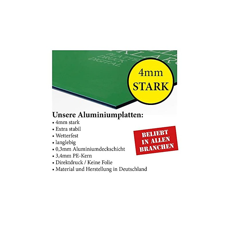 AllesKlaro® High-Quality XXL Plug-In Sign – No Dogs Pee –