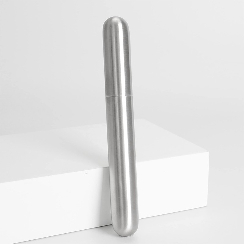 1Pcs Stainless Steel Cigar Case Cigar Tube Portable Carrying Cigar