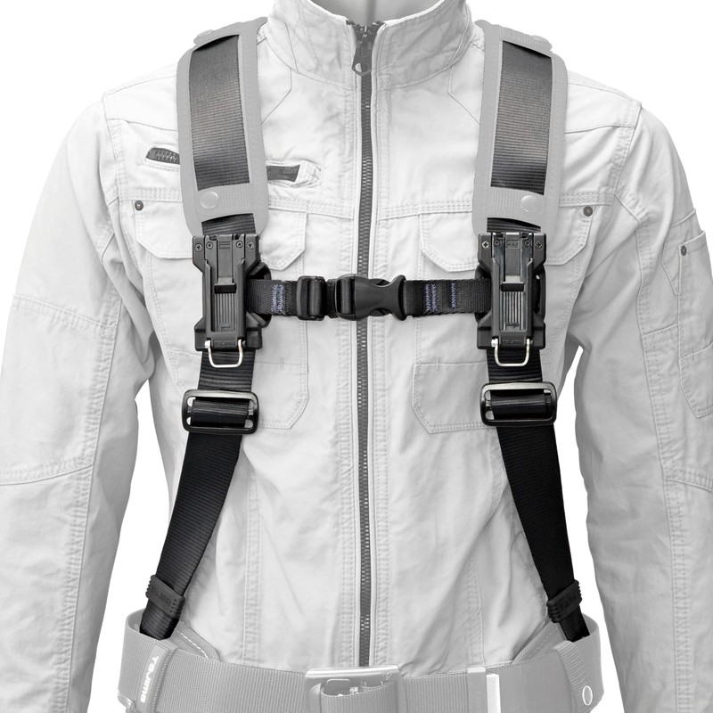 Tajima SFSSF-BK Suspenders with Ceff Holder, Black, Uses New Features