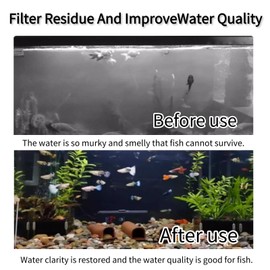 SWIFTFISH Aquarium Polishing Filter Pads, Aquarium Filter Pads, Aquarium Filter Line for Fish Tank Filters(100 Micron) (11.8“ x 15.7”x3 Pieces)