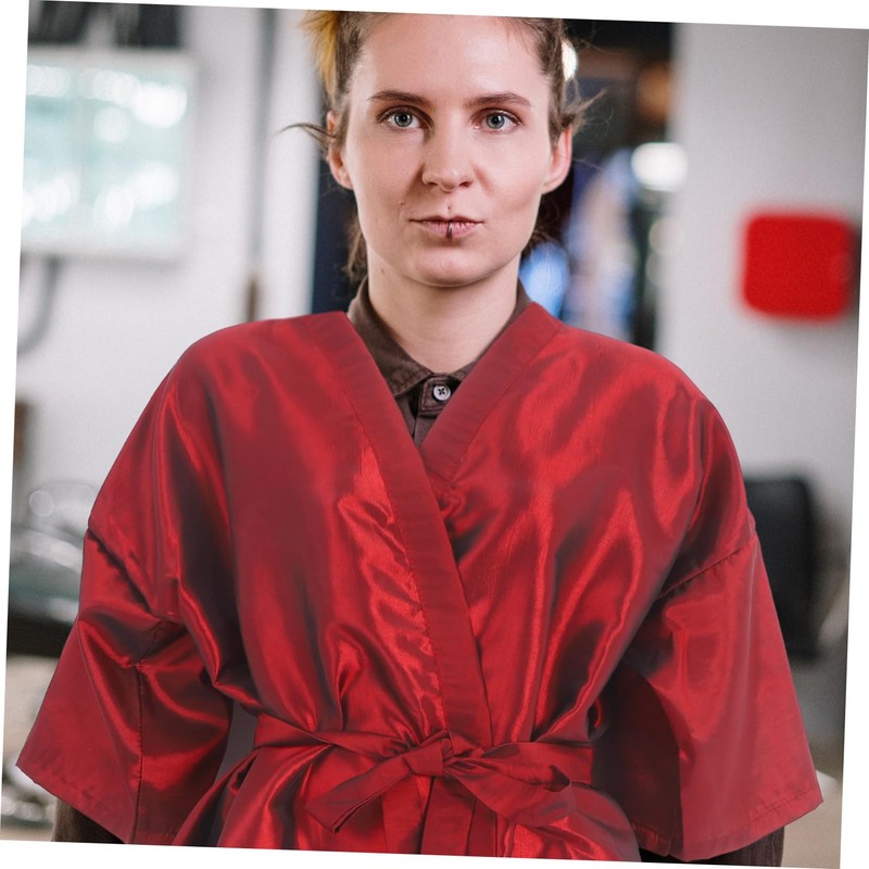 BIUDECO Barber Shop Cape Hair Cutting Smock Static- Soft Polyester