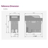 KEDU KJD16 4Pins Push Button Switch On Off Electromagnetic Switches