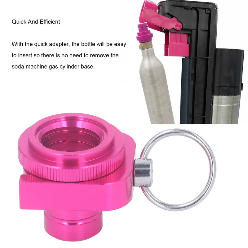 CO2 Quick Adapter Brass and Aluminum Alloy TR21 4 Male