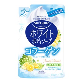 KOSE Softimo White Body Soap Collagen Refill, 14.2 fl oz (420 ml)