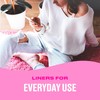 Carefree Panty Liners for Women, Extra Long, Unwrapped, Unscented, 100ct