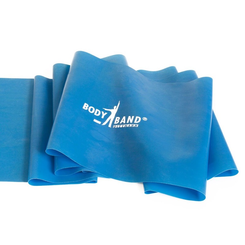 FTM Dittmann Fitnessbänder 5er Set (2 Gymnastikbänder + 3 Rubber-Bänder)