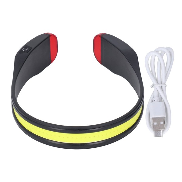 LiebeWH COB 260° Wide LED Headlamp USB Rechargeable Headlamp Beam