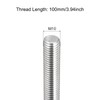 sourcing map Fully Threaded Rod M10 x 100 mm 1.5