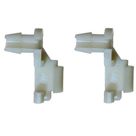 PT Auto Warehouse BCF8898R2 - Door Handle Rod End Retainer Clip - Replace OE #: 88981031, Set of 2 Retainer Clips
